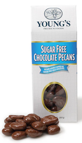 Sugar Free Double Dipped Chocolate Pecans