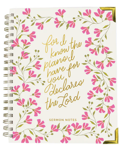 Sermon Notes Journal | For I Know The Plans