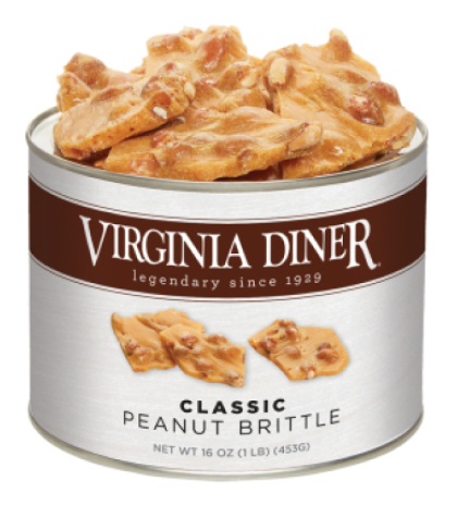 CLASSIC BUTTERY PEANUT BRITTLE-16oz