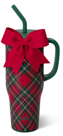Christmas Plaid Mega Mug 40oz