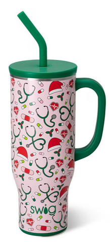 Santa's Scrubs Mega Mug 30oz