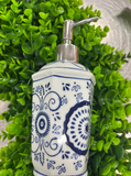 Blue & White Soap Dispenser (Copy)