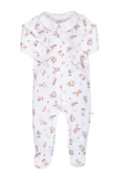 'LITTLE FOREST' WOODLAND ANIMAL PATTERNED BABYGROW