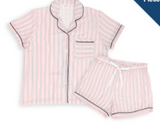 Shorts PJ Set-PinkStripe