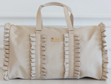 Ruffled Nylon Weekender