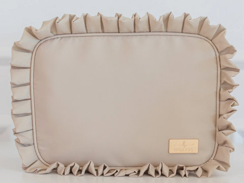 Ruffled Nylon XL Pouch