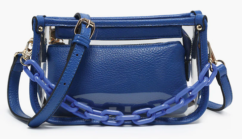Jessica Vegan Clear Crossbody