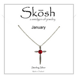 Cross Birthstone- Skosh Kids Necklace