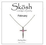 Cross Birthstone- Skosh Kids Necklace