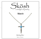 Cross Birthstone- Skosh Kids Necklace