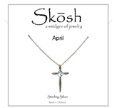 Cross Birthstone- Skosh Kids Necklace