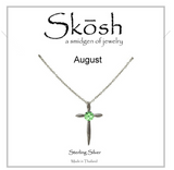 Cross Birthstone- Skosh Kids Necklace