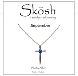 Cross Birthstone- Skosh Kids Necklace