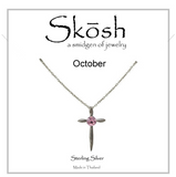 Cross Birthstone- Skosh Kids Necklace
