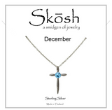 Cross Birthstone- Skosh Kids Necklace