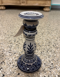 8 Oak Lane Small and Large Blue and White Candlesticks