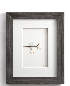 Love Birds Wall Art - Gray