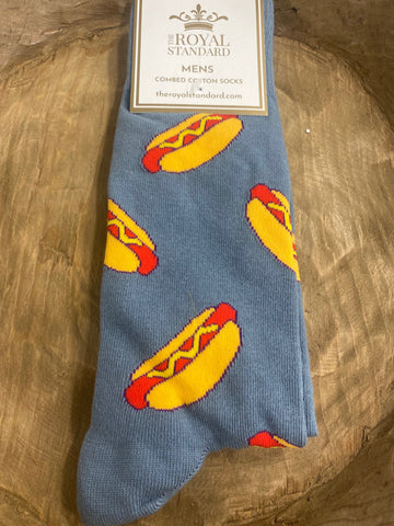 Men's Hot Dog Socks
