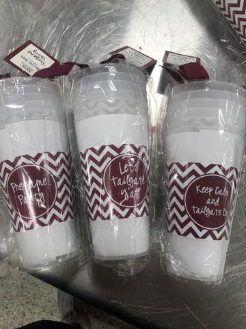 Collegiate Tailgating Cup Sets