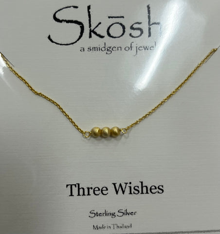 Three Wishes Skosh Necklace