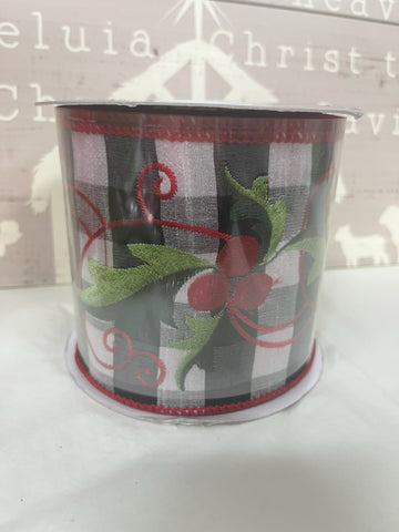 Checkered Christmas Berries