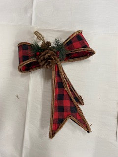 Plaid Bow Hanger
