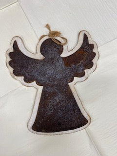 Angel Wood and Metal Hanger