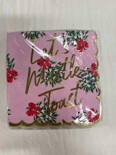 Let's Mistle Toast Guest Napkins