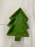 Wood Dough Bowl Christmas Tree