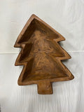 Wood Dough Bowl Christmas Tree