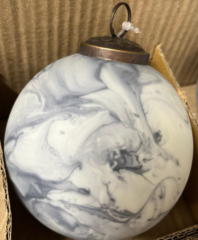 Gray Marble Ornament