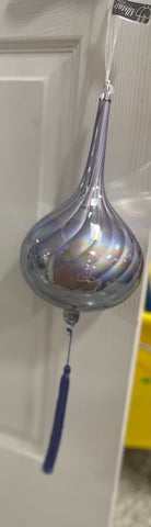 Purple Ornament with Tassel