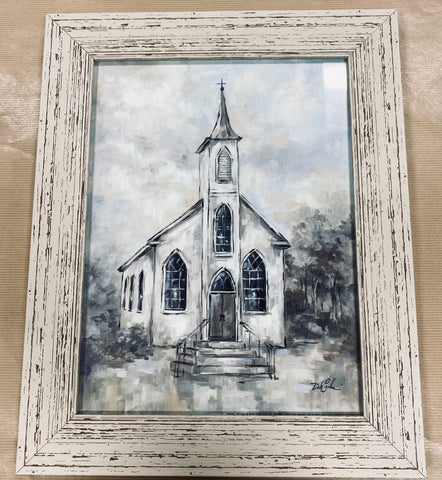 Old Church Framed Picture