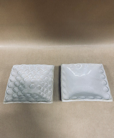 Small Square Dish, High Cotton