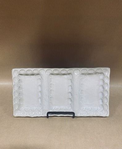 Three-Compartment Tray, High Cotton