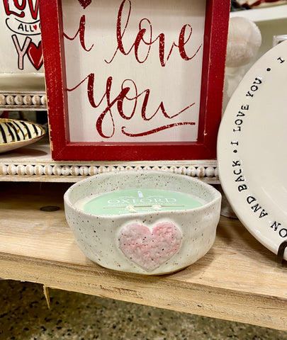 XOXO Scented Oxford Candle Co. "Heart" Candle