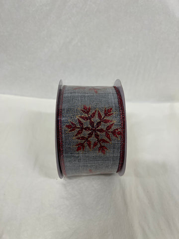 Red/Grey Snowflake