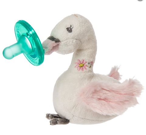 Itsy Glitzy Swan WubbaNub by Mary Meyer Pacifier