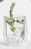 Clear Stemless Glass Set, Set of 2