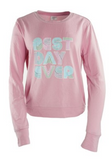 Best Day Ever Pink Lounge Sweater