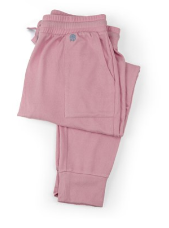 Best Day Ever Pink Knit Joggers