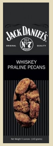 Jack Daniel's Whiskey Praline Pecans, 5 oz. Box