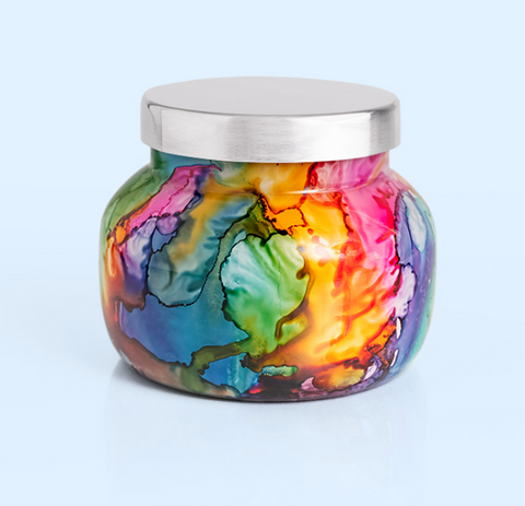 Volcano Rainbow Watercolor Petite Jar, 8 oz.
