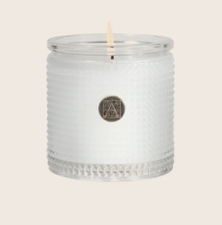 The Smell of Spring Textured Glass Candle