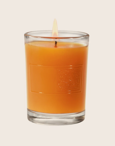 Valencia Orange Votive Glass Candle