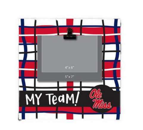 Ole Miss Rebels My Team Wood Frame