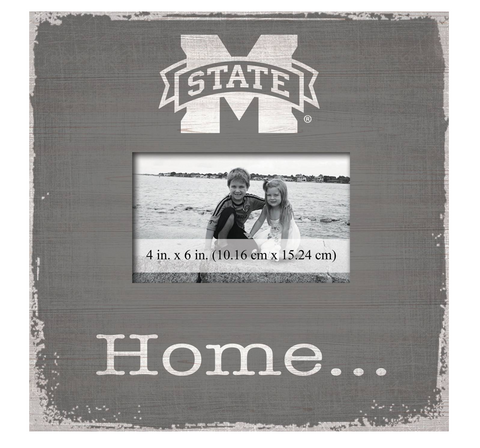 Mississippi State Bulldogs Home Wood Frame