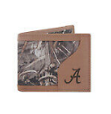 Alabama Crimson Tide Realtree Nylon and Embossed Leather Bifold Wallet