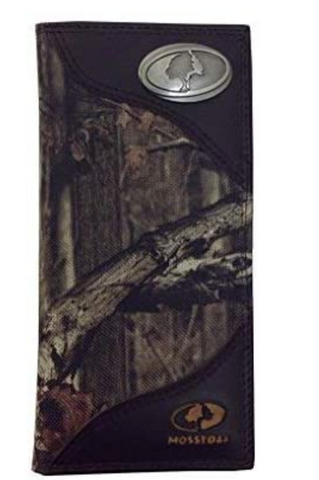 Mossy Oak Realtree Nylon and Leather Roper Wallet