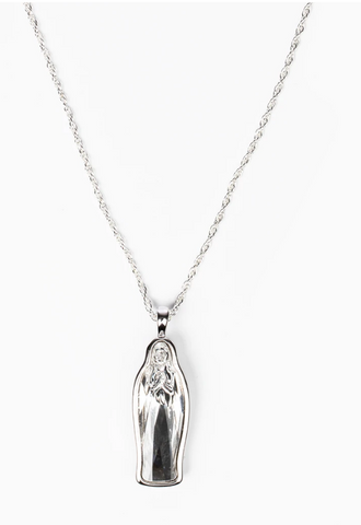 Queen of the Universe Silver Necklace